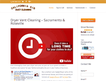 Tablet Screenshot of calairductcleaning.com